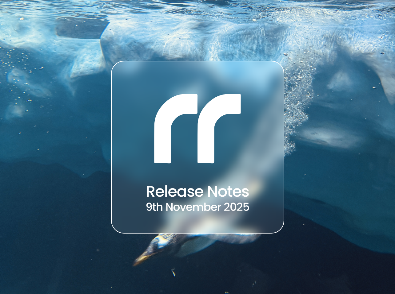 Release Notes Update November 9, 2025