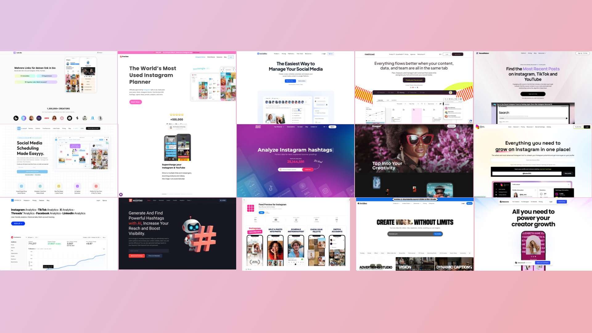 Die 15 besten Instagram Tools für echtes Wachstum und Erfolg in 2026