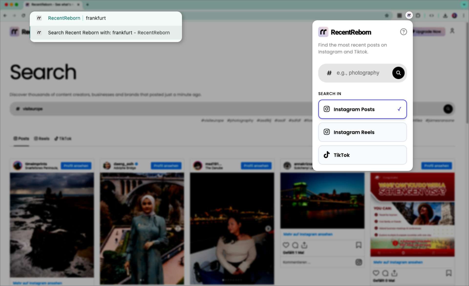 The RecentReborn Chrome Extension: A Faster Way to See the Recent Posts on Instagram