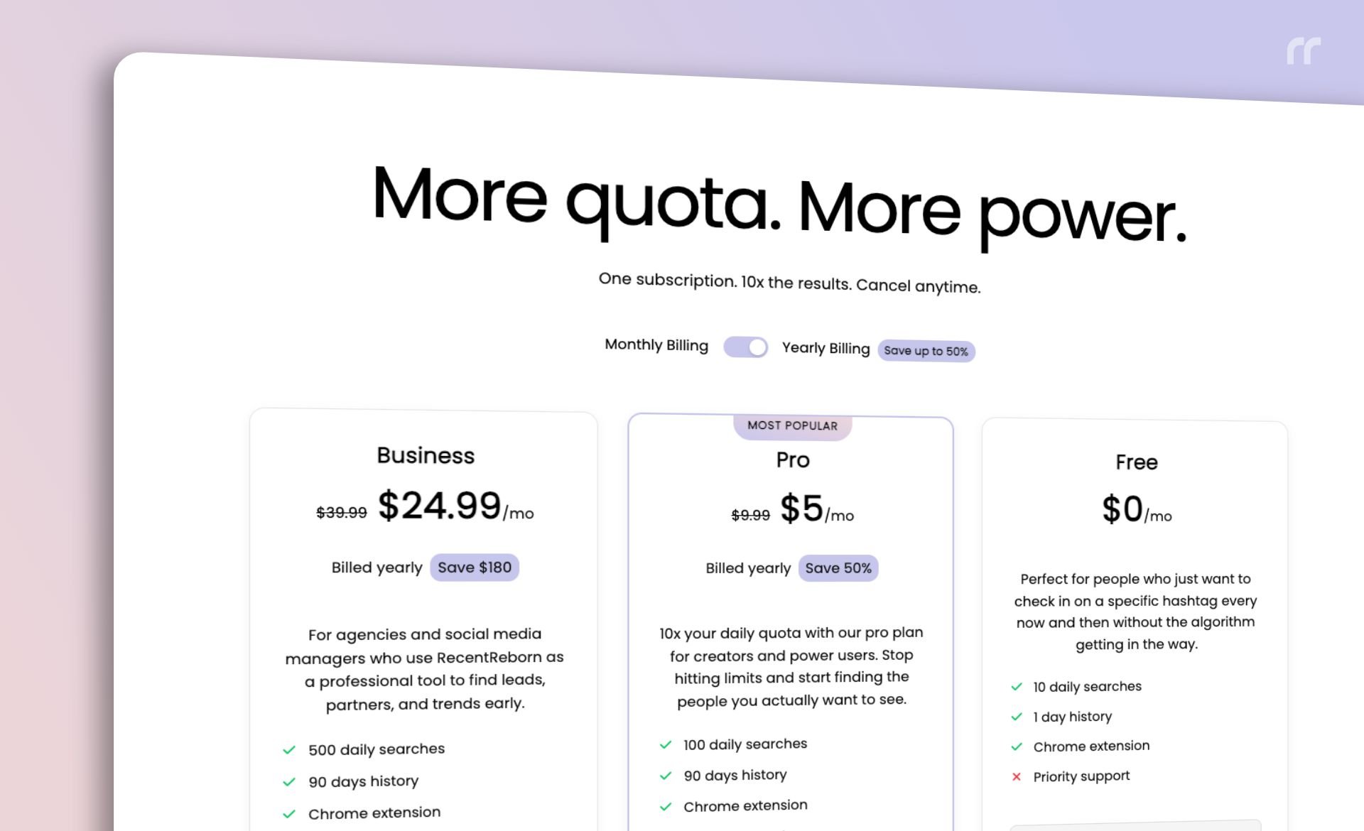 More Searches and Faster Support: What is New at RecentReborn