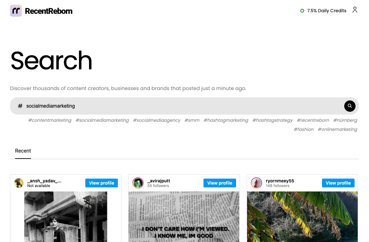 Missing Instagram’s ‘Recent’ Tab? Watch This Demo to See How RecentReborn Brings It Back