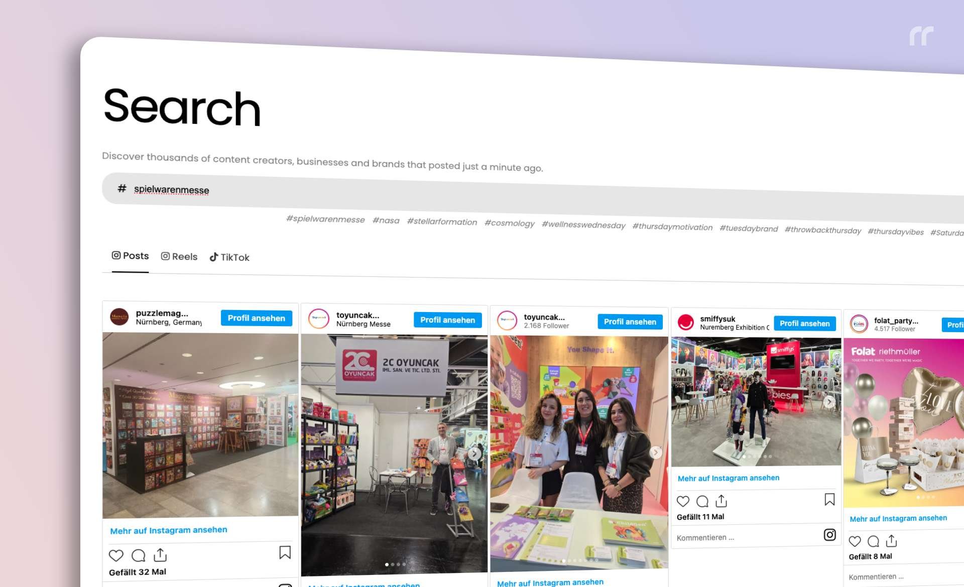 So können Sie die Spielwarenmesse 2026 auf Instagram Live Mitverfolgen